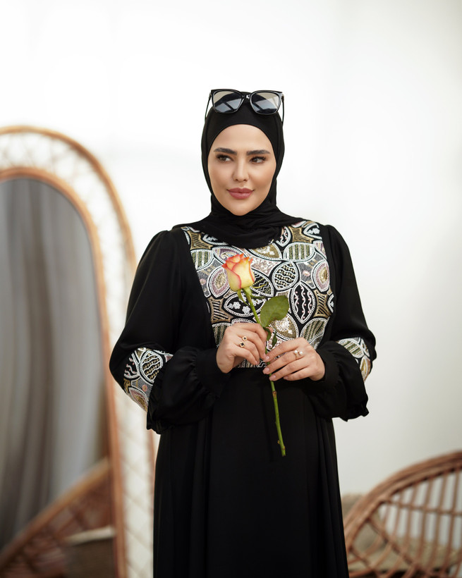 قیمت مانتو عبایی مشکی