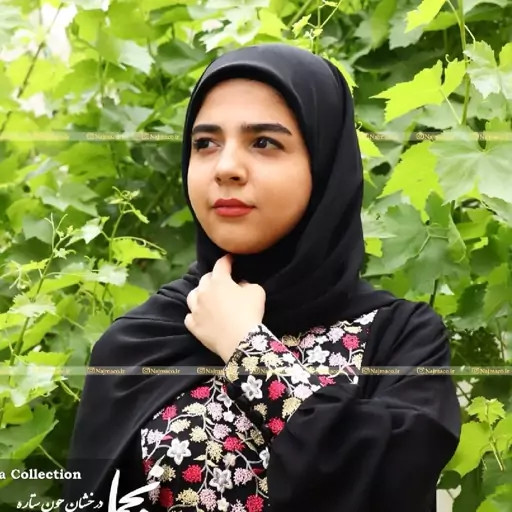 خرید شال مشکی کرپ حریر