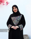 خرید روسری کرپ حریر مشکی