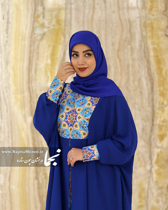 عبا زنانه رنگی