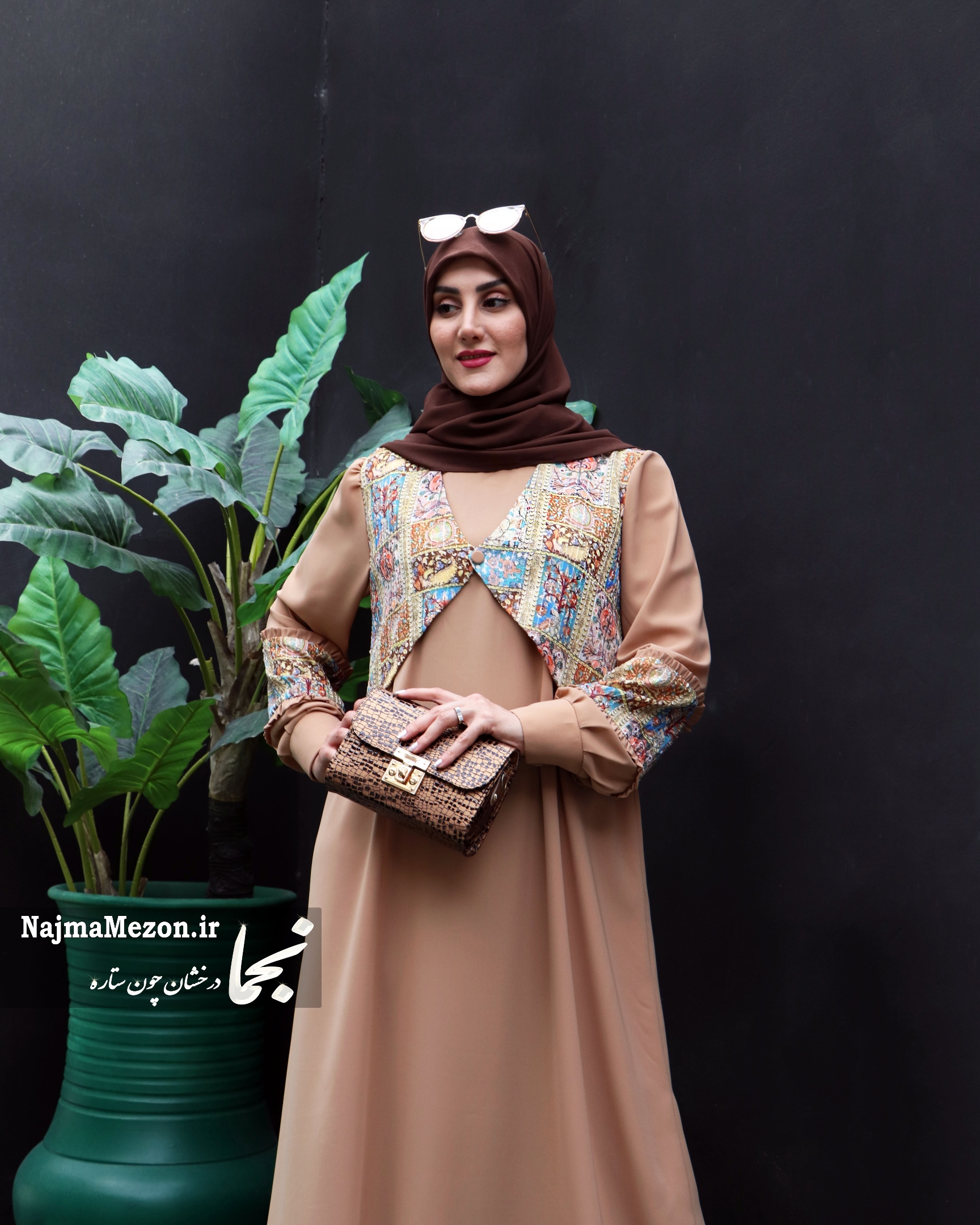 مانتو عبایی مزونی