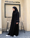 خرید مانتو عبایی ژاکارد