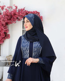 آستین مچی دکمهدار عبای مجلسی ضحی - طراحی اختصاصی