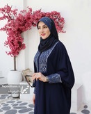 ترکیب پارچه کرپ و جین در عبای ضحی - طراحی مدرن