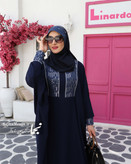 خرید اینترنتی عبای مجلسی با سوزندوزی هندی - مزون نجما