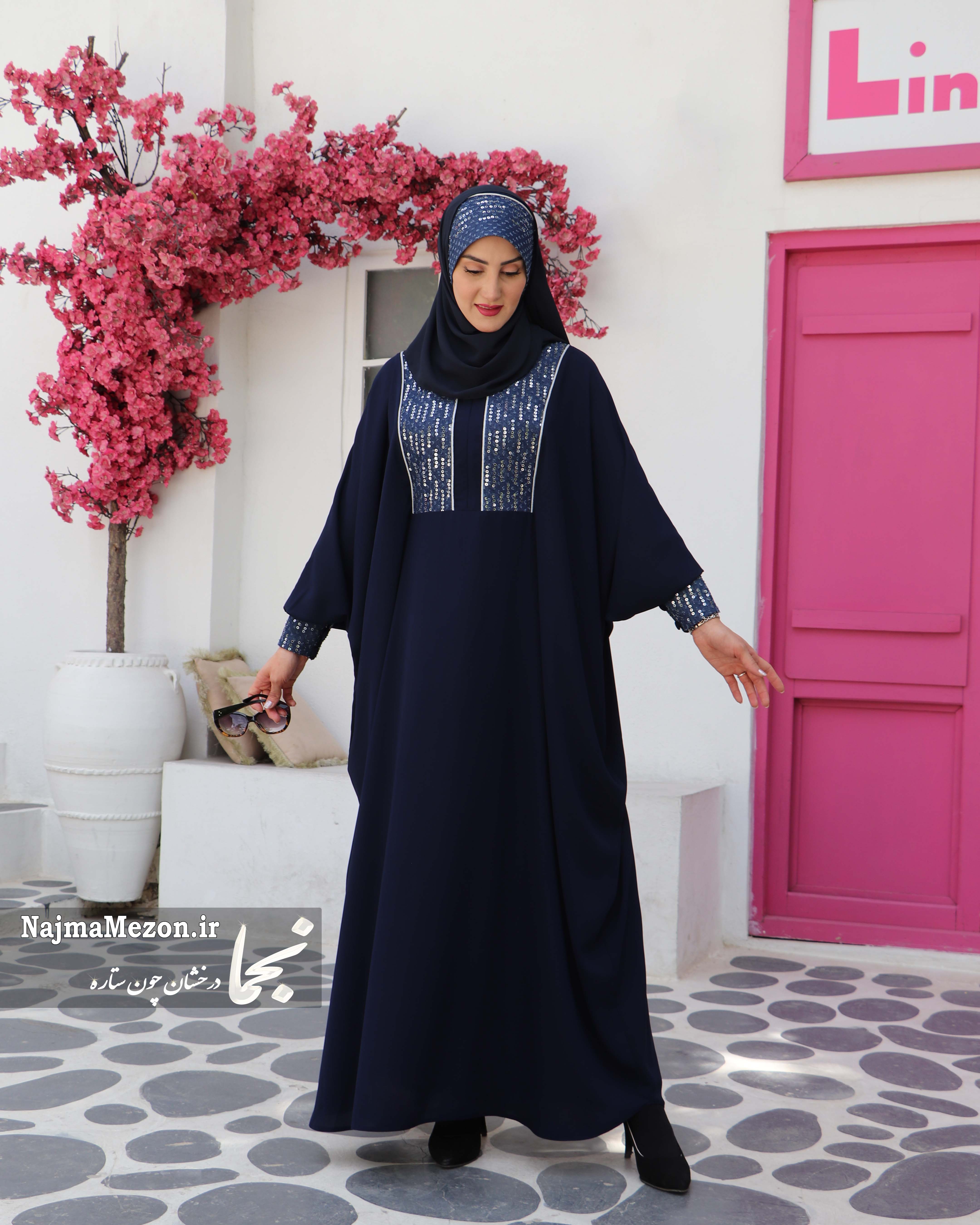 نمای کامل عبای ضحی - مناسب مهمانی و مراسم خاص