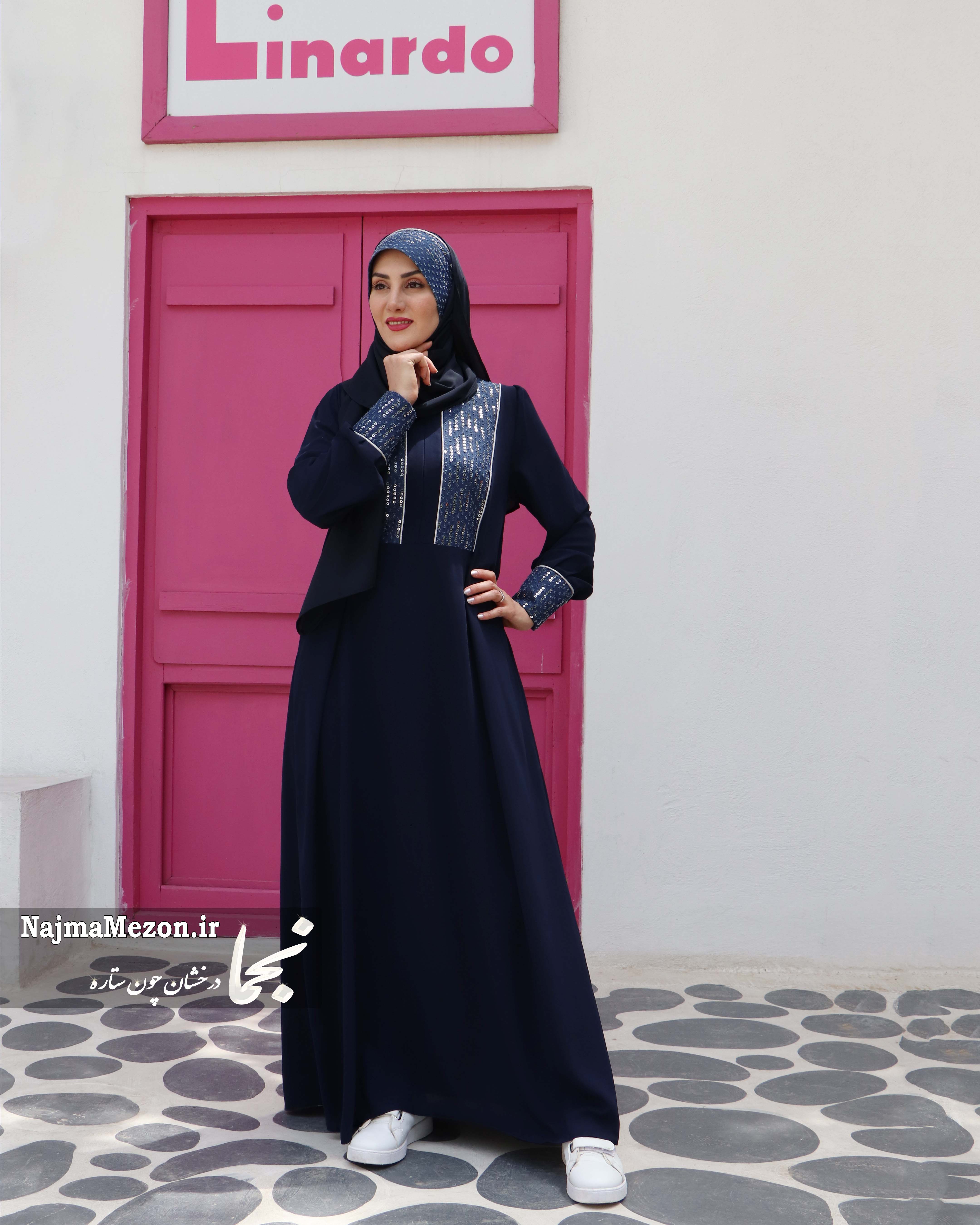 خرید اینترنتی مانتو عبایی مجلسی