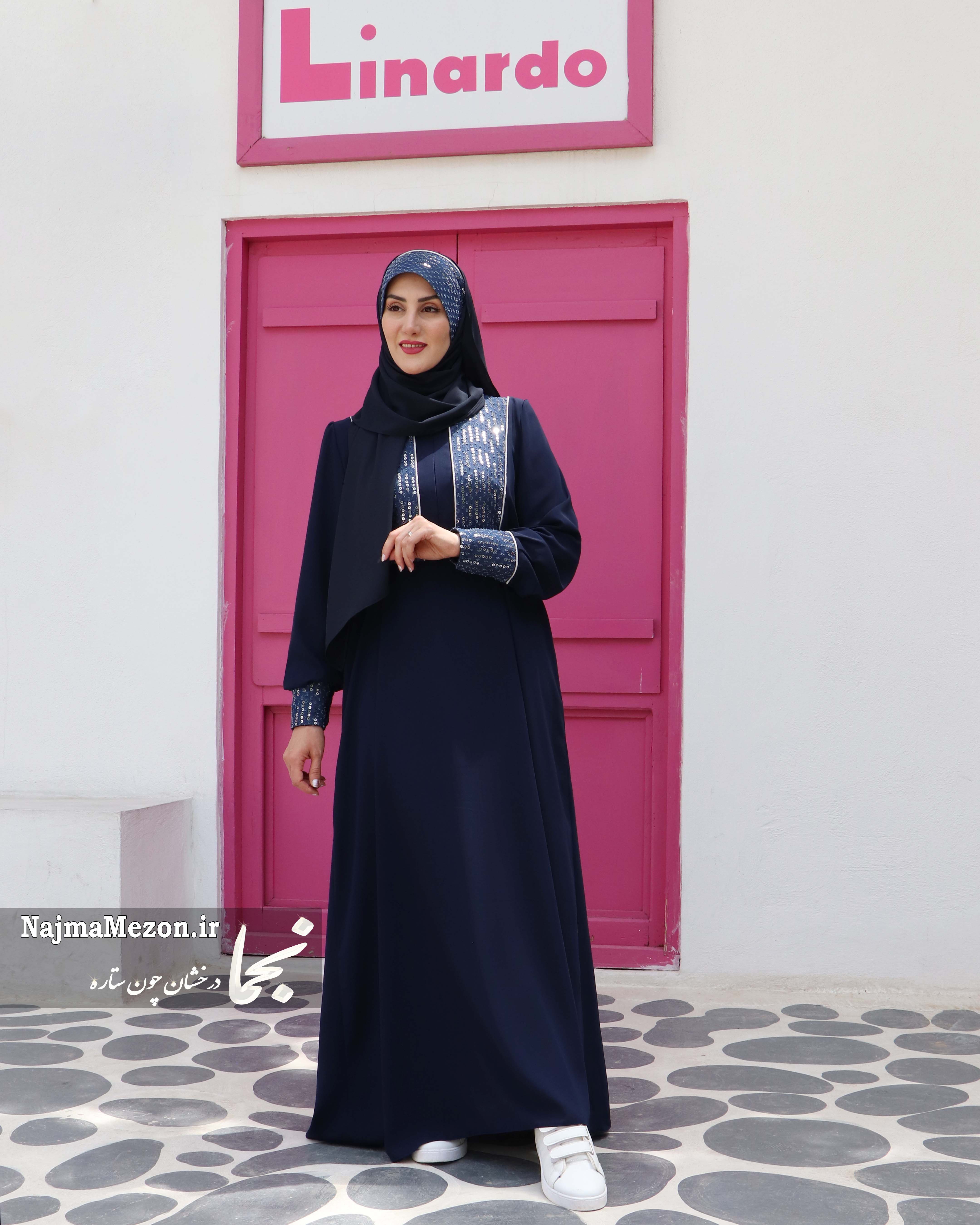 خرید ست مانتو عبایی و هد شال در کرج