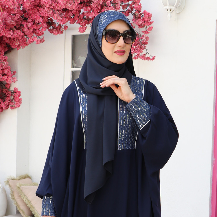 هدشال در ابعاد 50×200 سانتی متر - کرپ حریر مرغوب ضحی جین