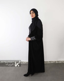 نمای پشت عبا زنانه مجلسی