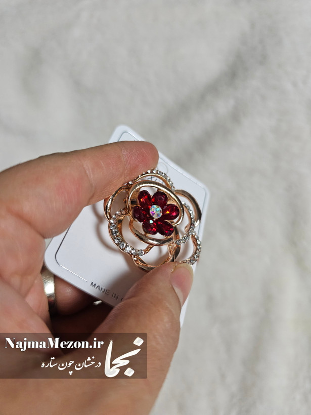 خرید حلقه روسری آهنربایی دو کاره