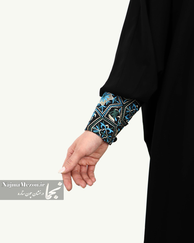 جزئیات مچ و نمایش دکمه های عبا مدل فیروزه