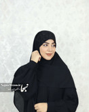 استایل هد شال مجلسی گیپور طرح بوتهای - مزون نجما