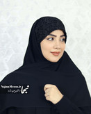 جزئیات گیپور ابریشم با طرح بوتهای مدل گیپور - مزون نجما