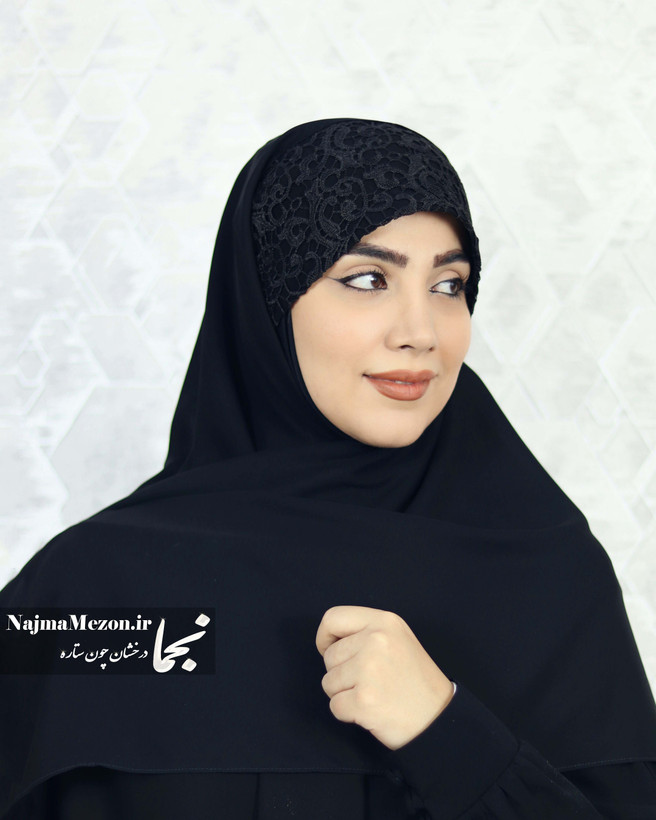 جزئیات گیپور ابریشم با طرح بوتهای مدل گیپور - مزون نجما